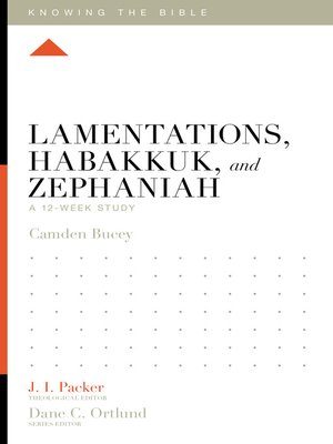 cover image of Lamentations, Habakkuk, and Zephaniah